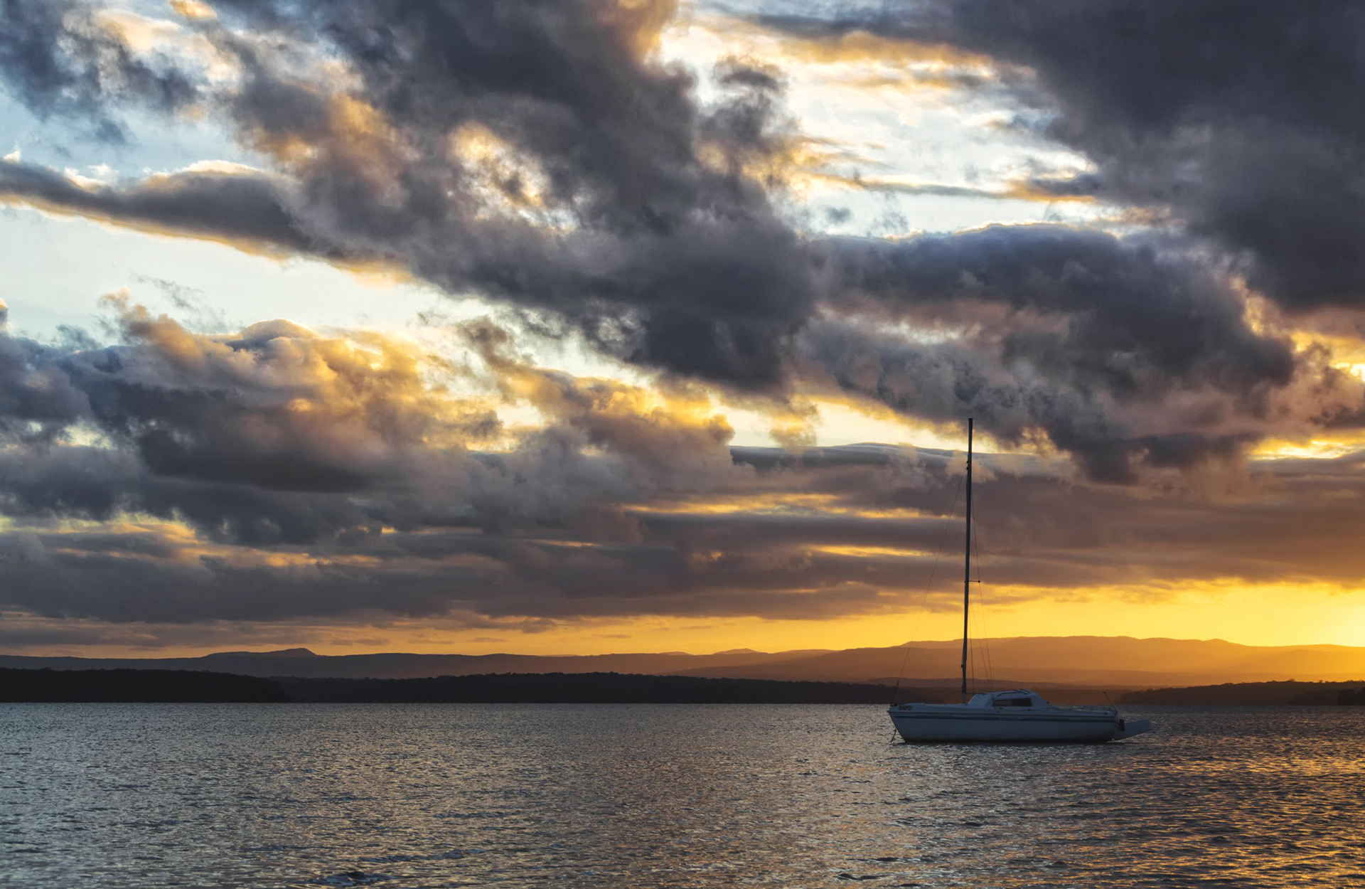 Golden Spring Sunset 1