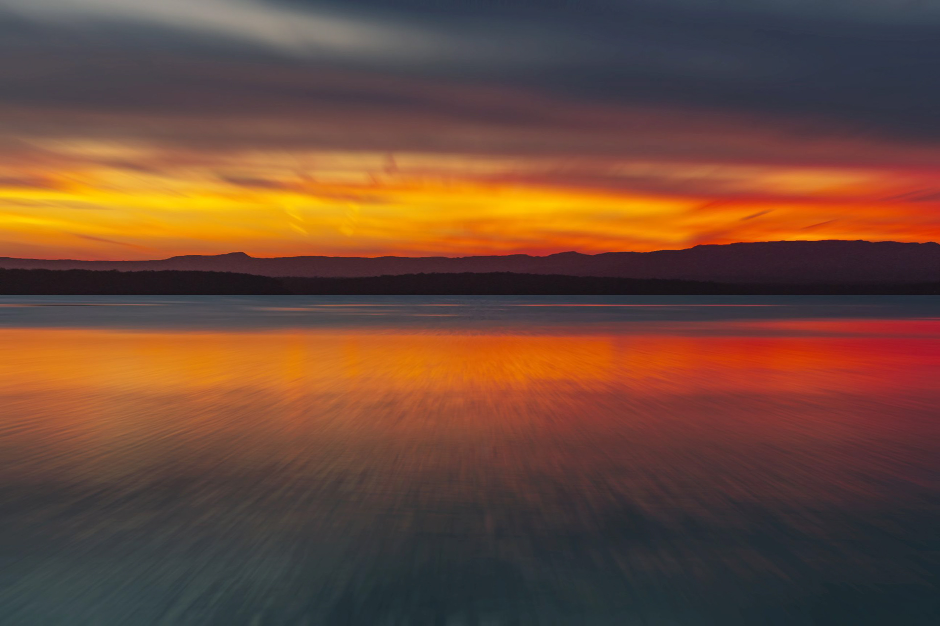 Artistic minimal Sunset 