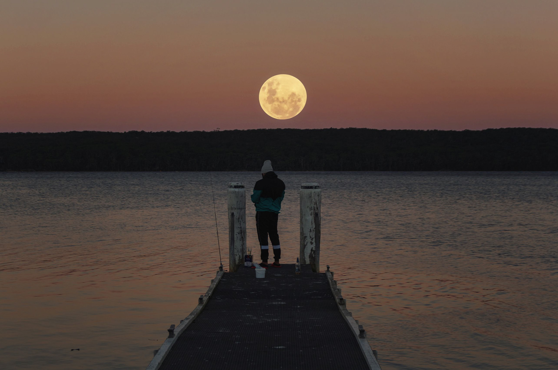 Moonrise Super Blood Moon May 2021