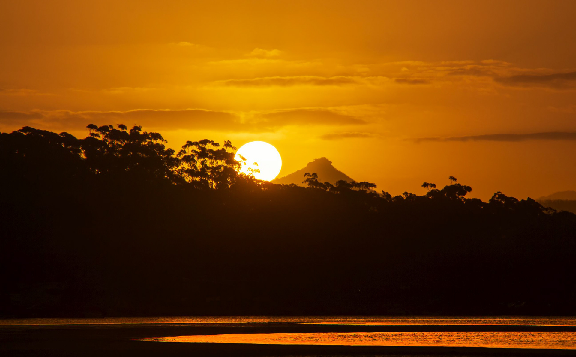 Sunset on Pigeon House Mountain 2