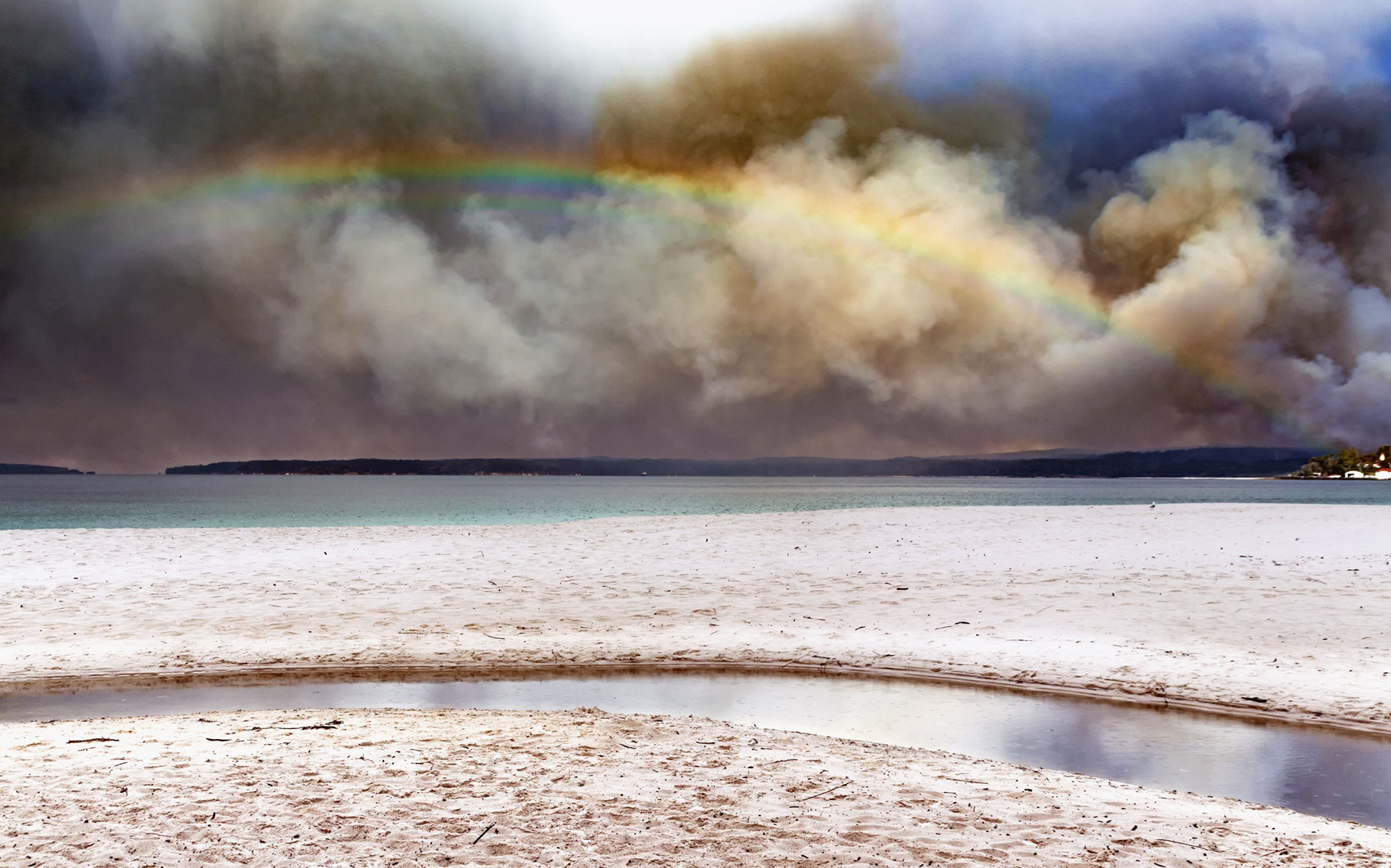 Bushfire Rain and Rainbow spring 2017 