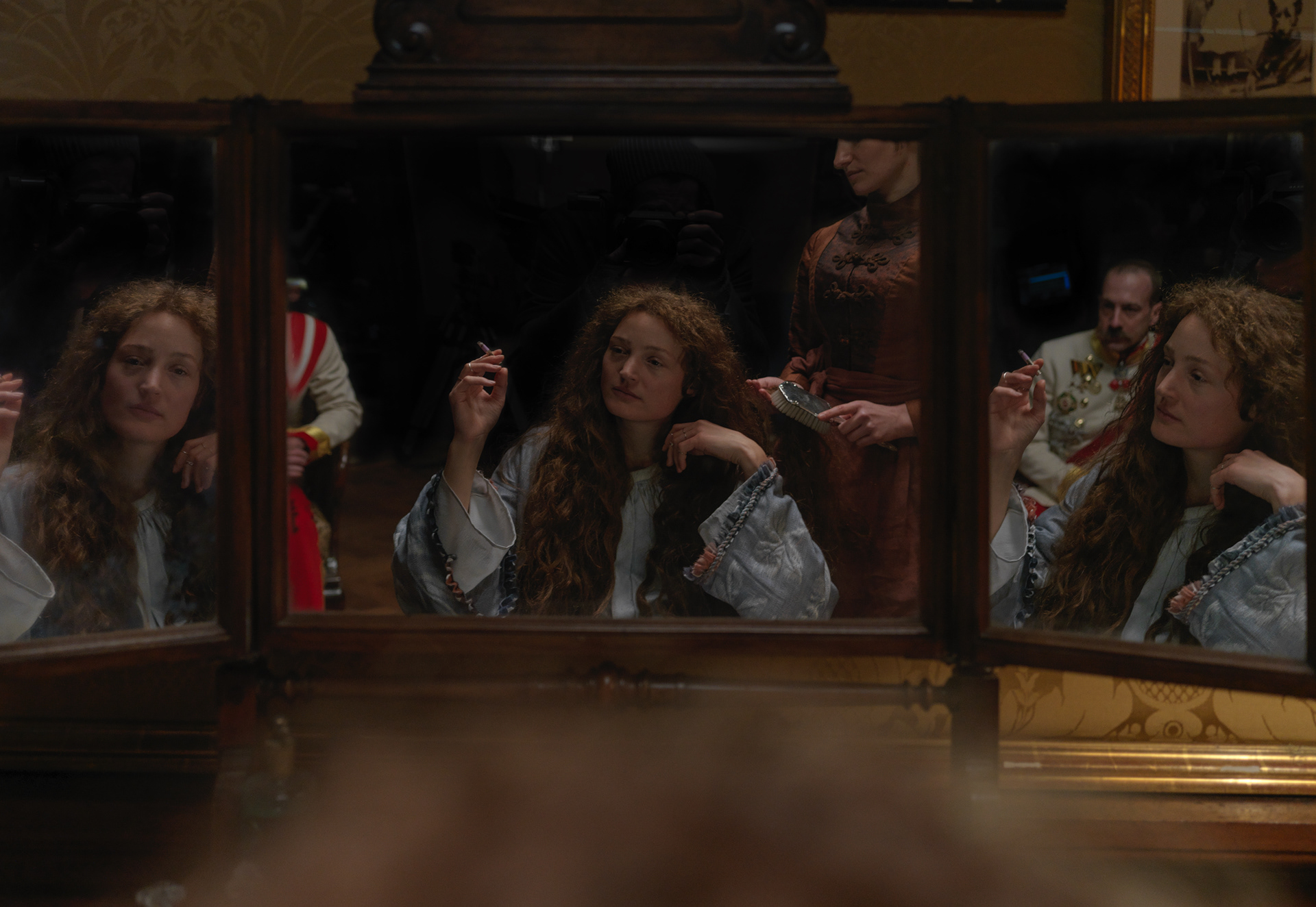 Vicky Krieps for Corsage (filmset)