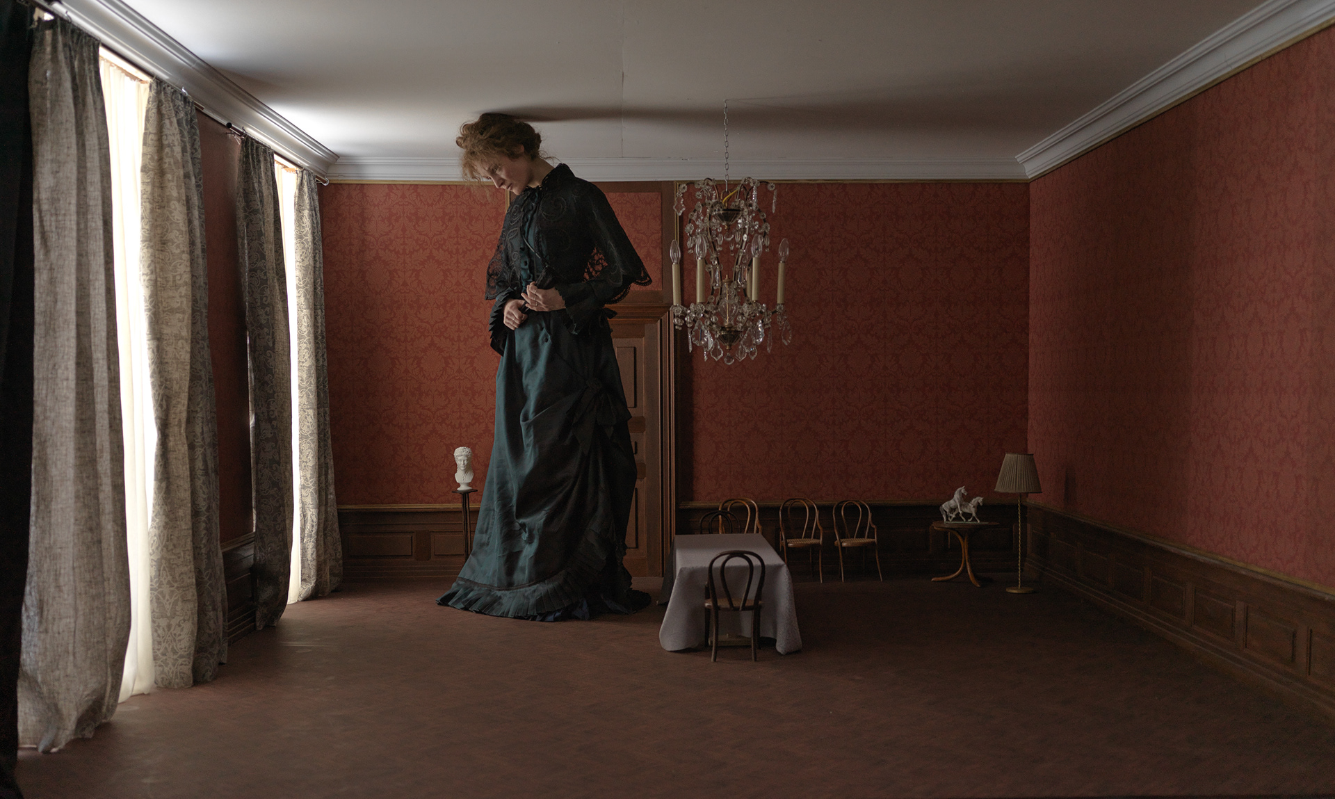 Vicky Krieps for Corsage (filmset)
