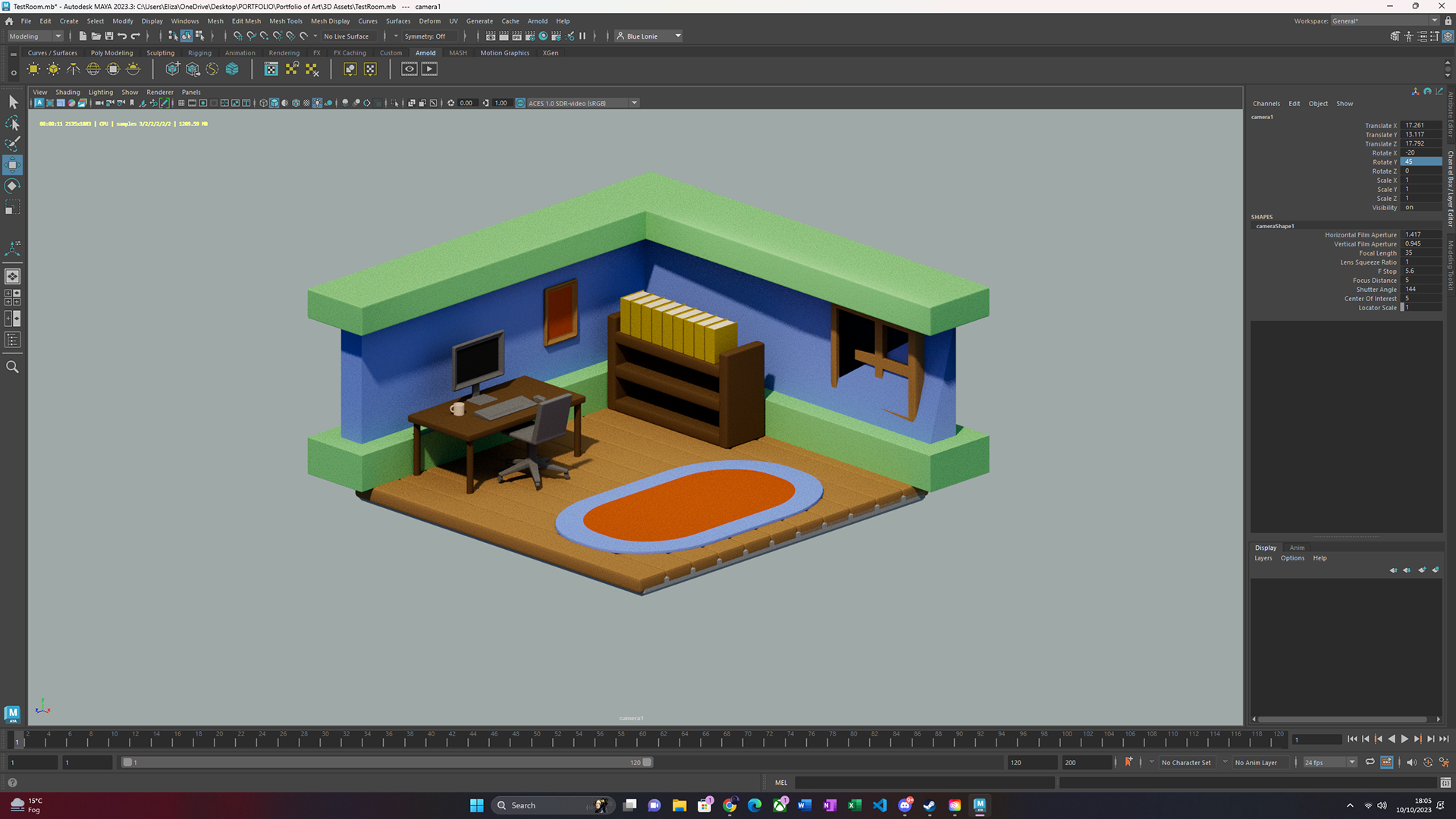 Finished Render