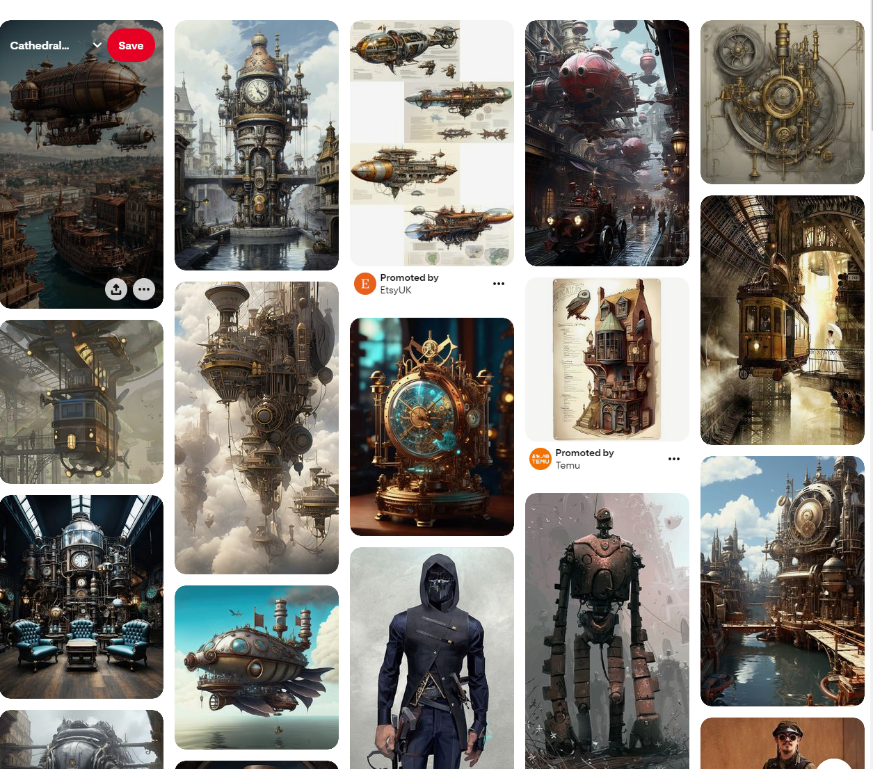 Board for Steampunk/Sci-Fi