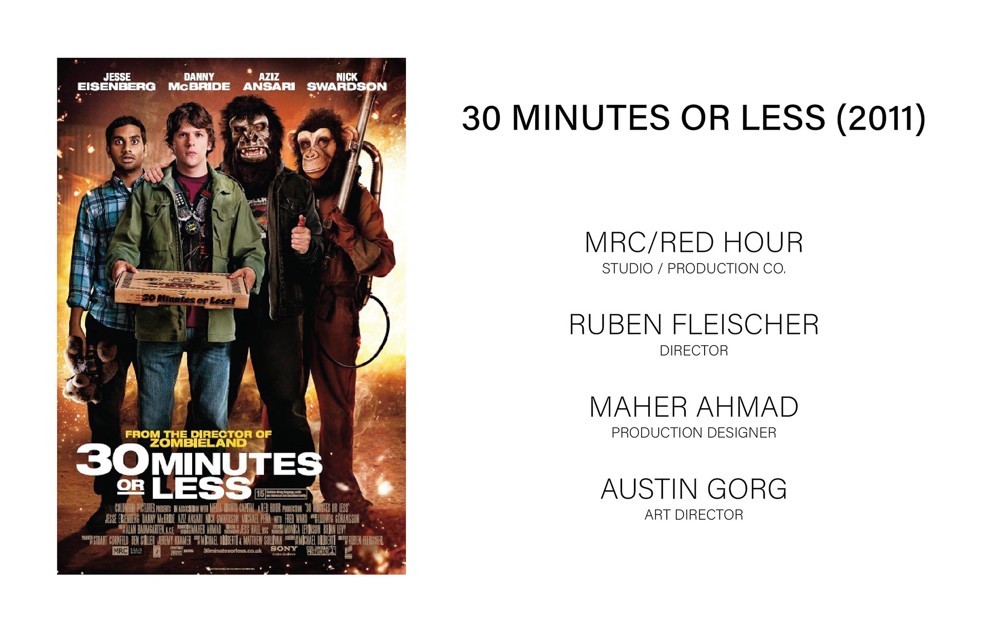 30 minutes or less poster