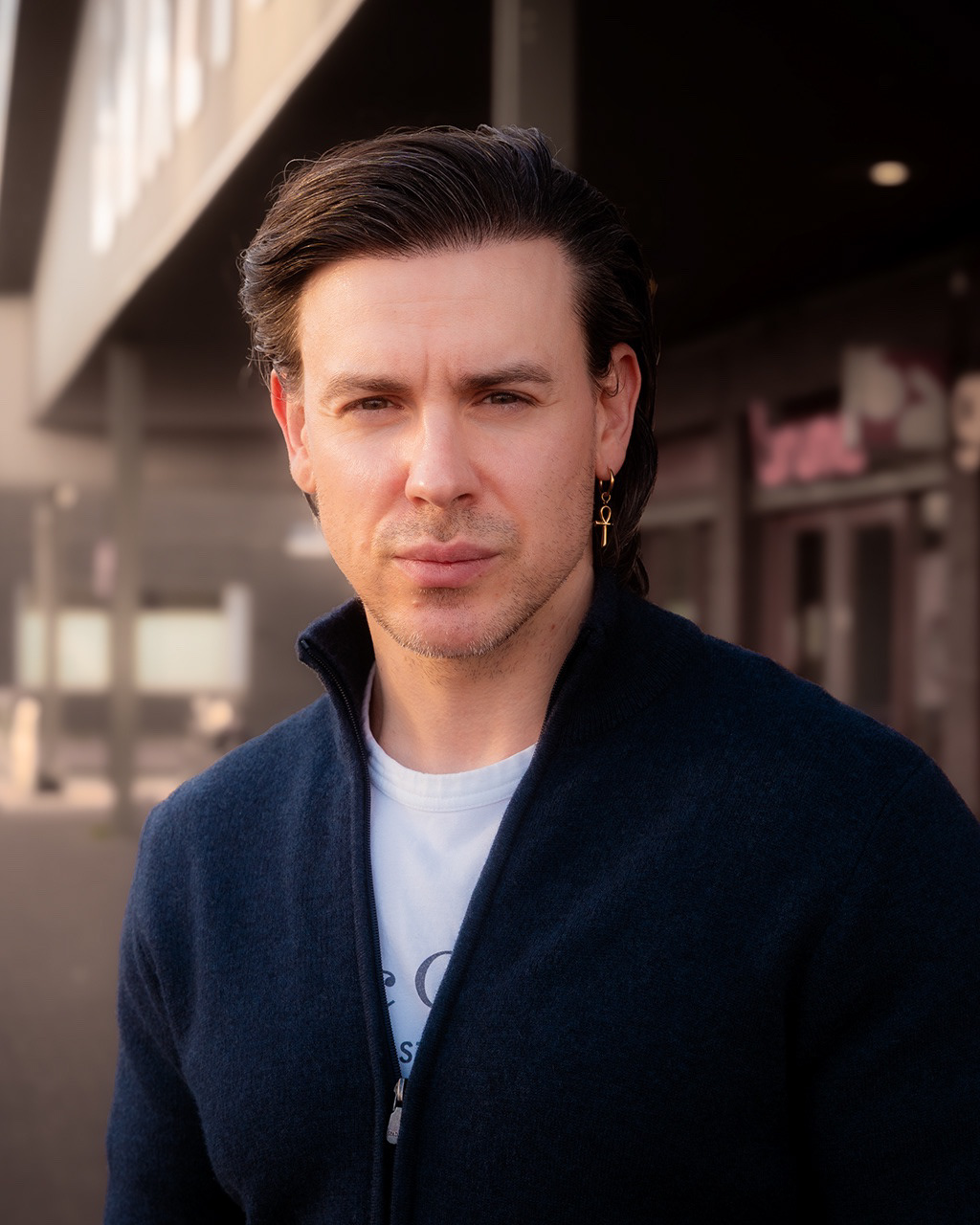 Portrait of Oleg Kuzmin in Amsterdam