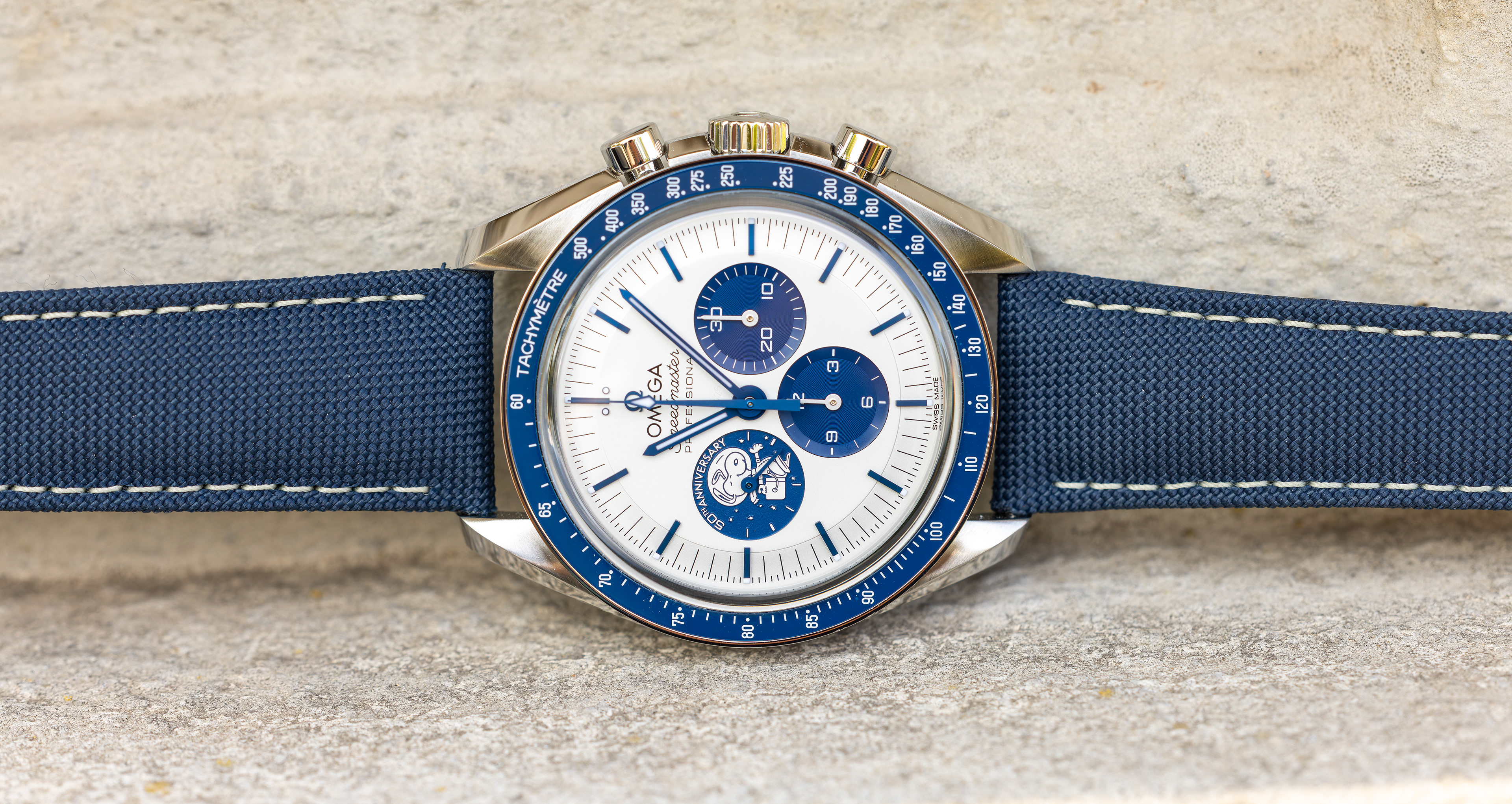 Omega Speedmaster Silver Snoopy Award 50th Anniversary