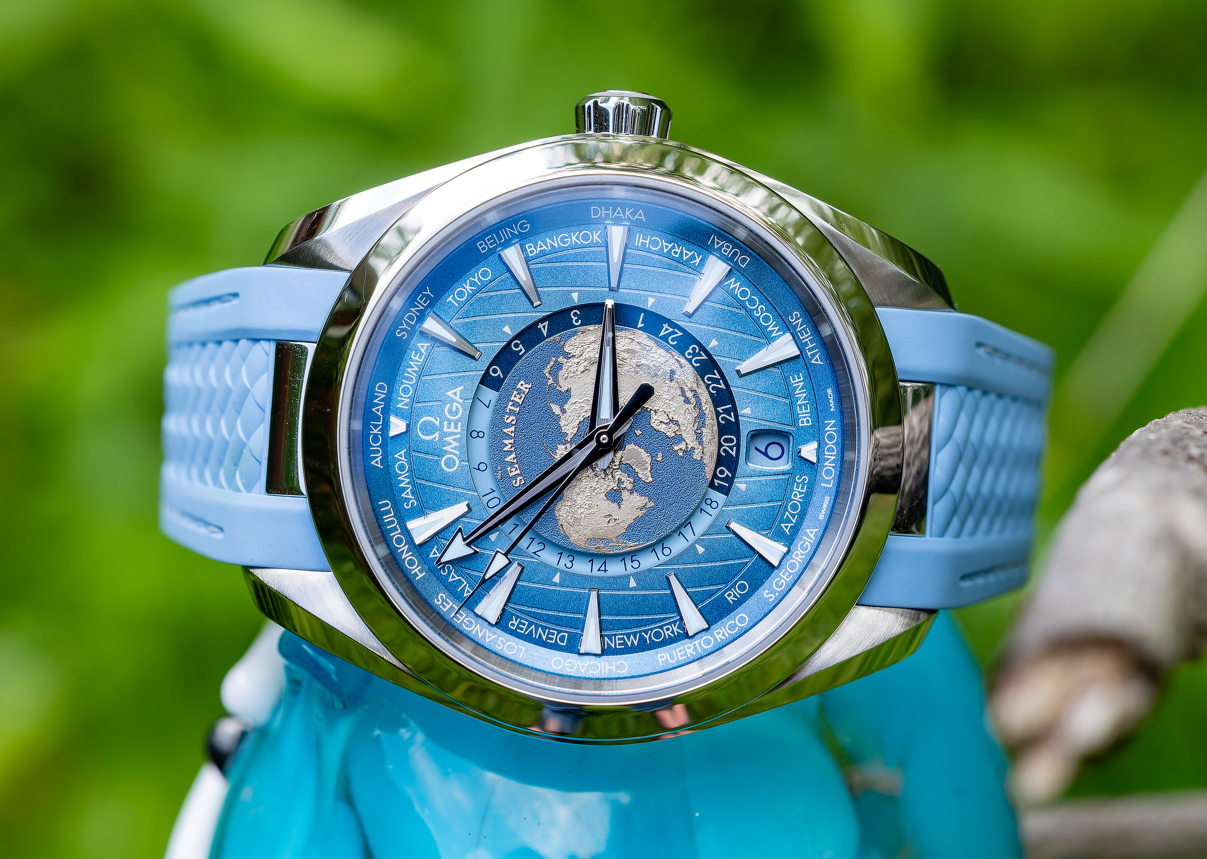 Omega Seamaster Aqua Terra GMT Worldtimer Seamaster 75th Anniversary