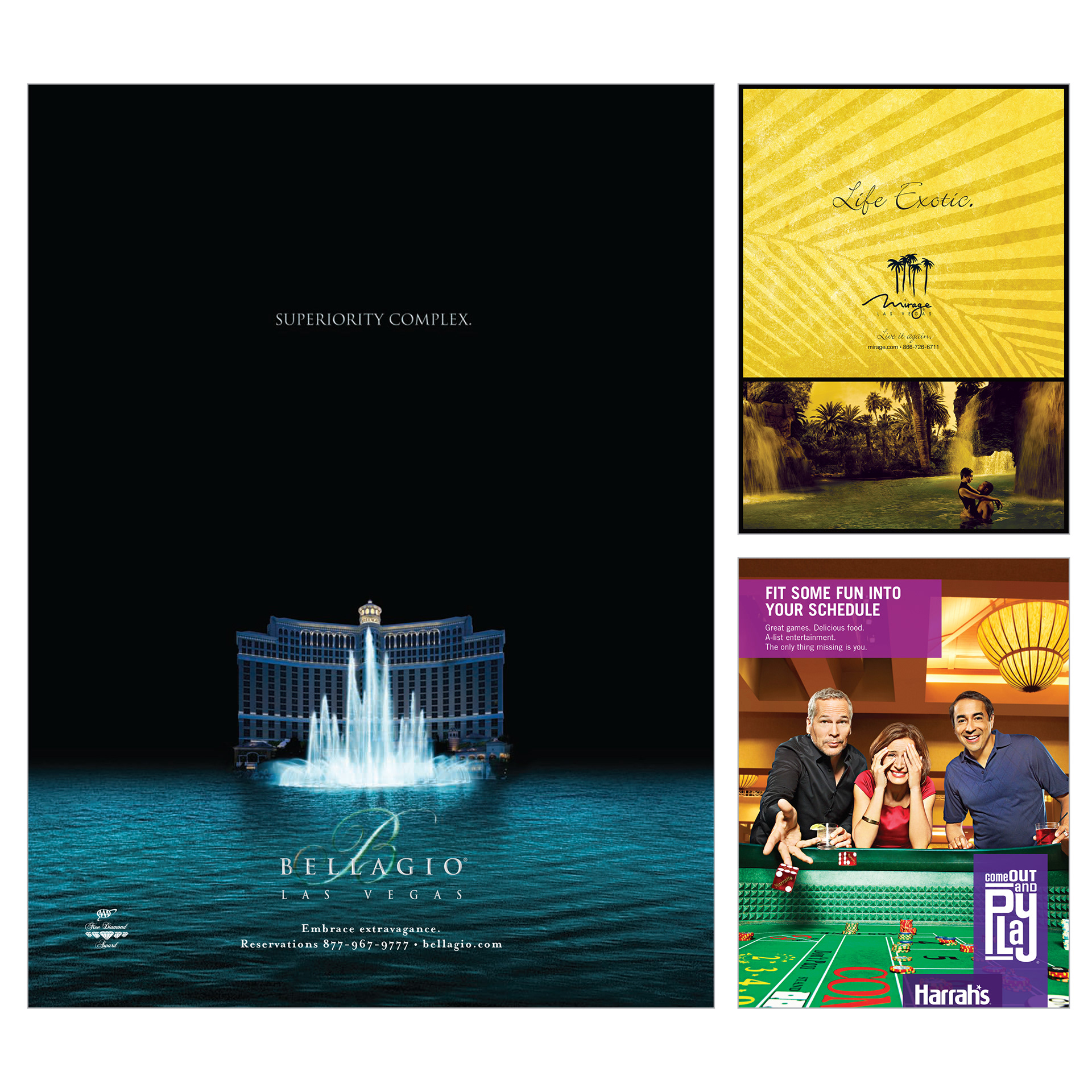 MGM Properties / Harrahs - Print Ad