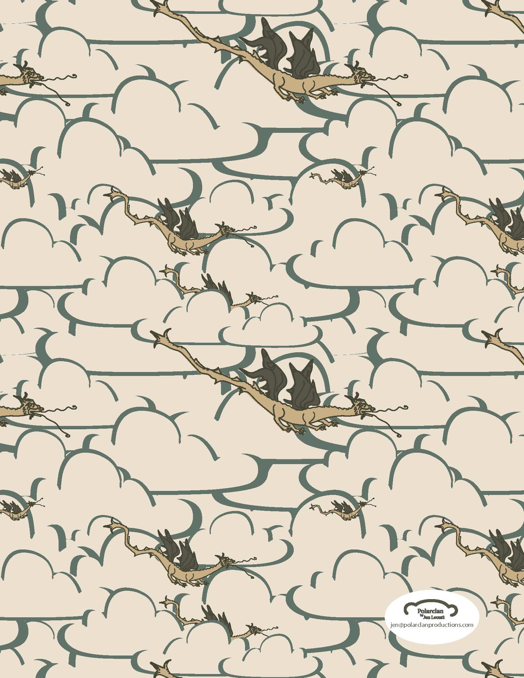 Dragons in the Clouds - Green Isles