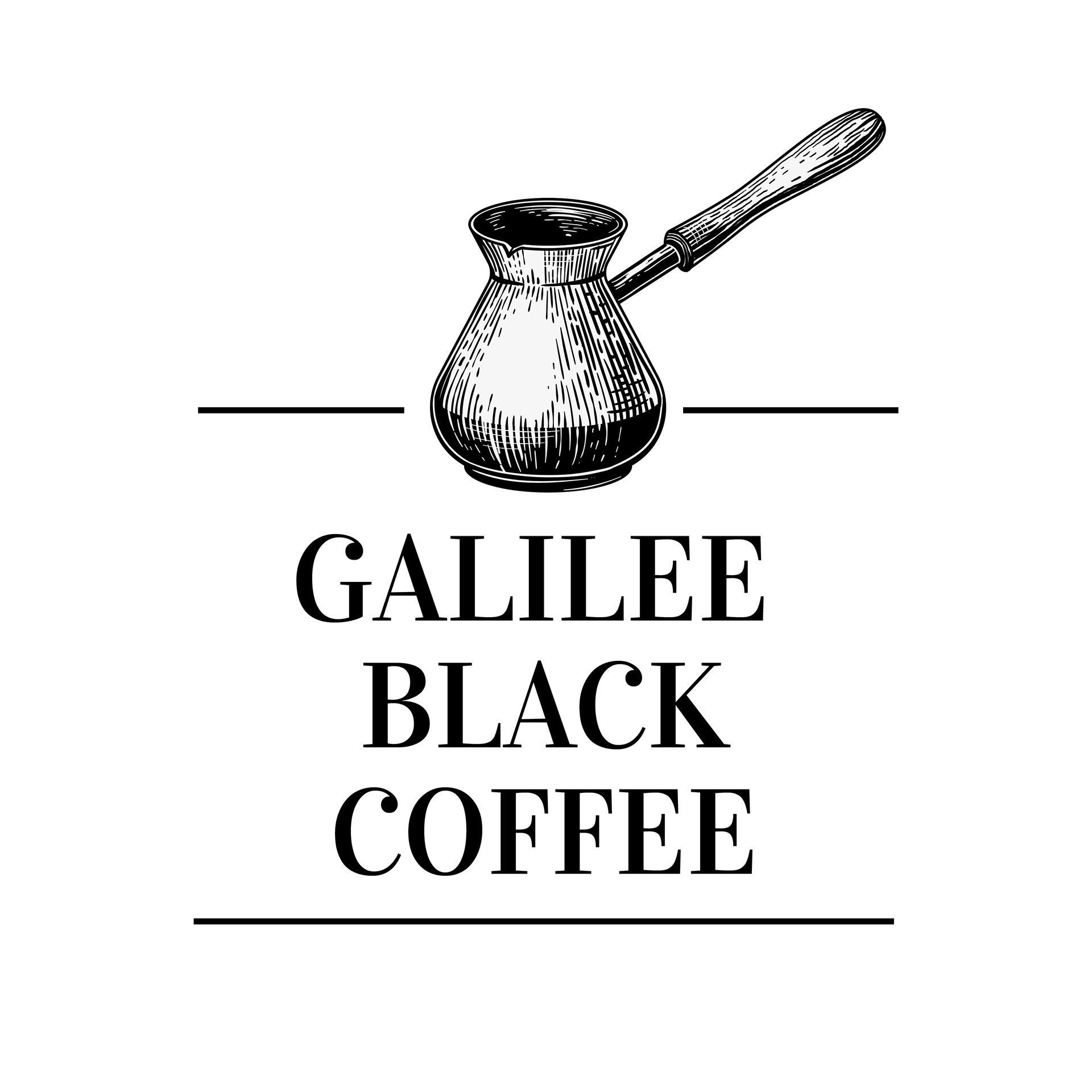 Galilee coffee package design logo