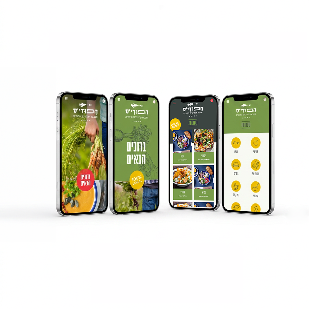 Foodies app design