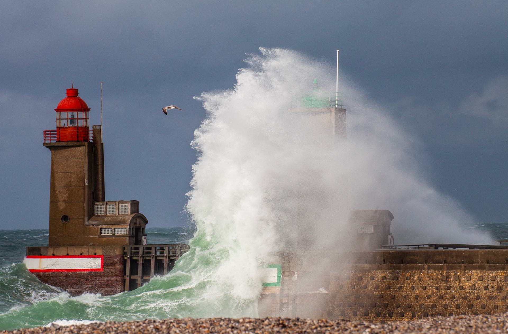 Tempête à Fécamp