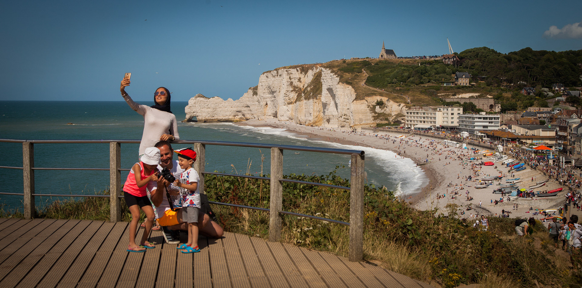 Le selfie D'Etretat
