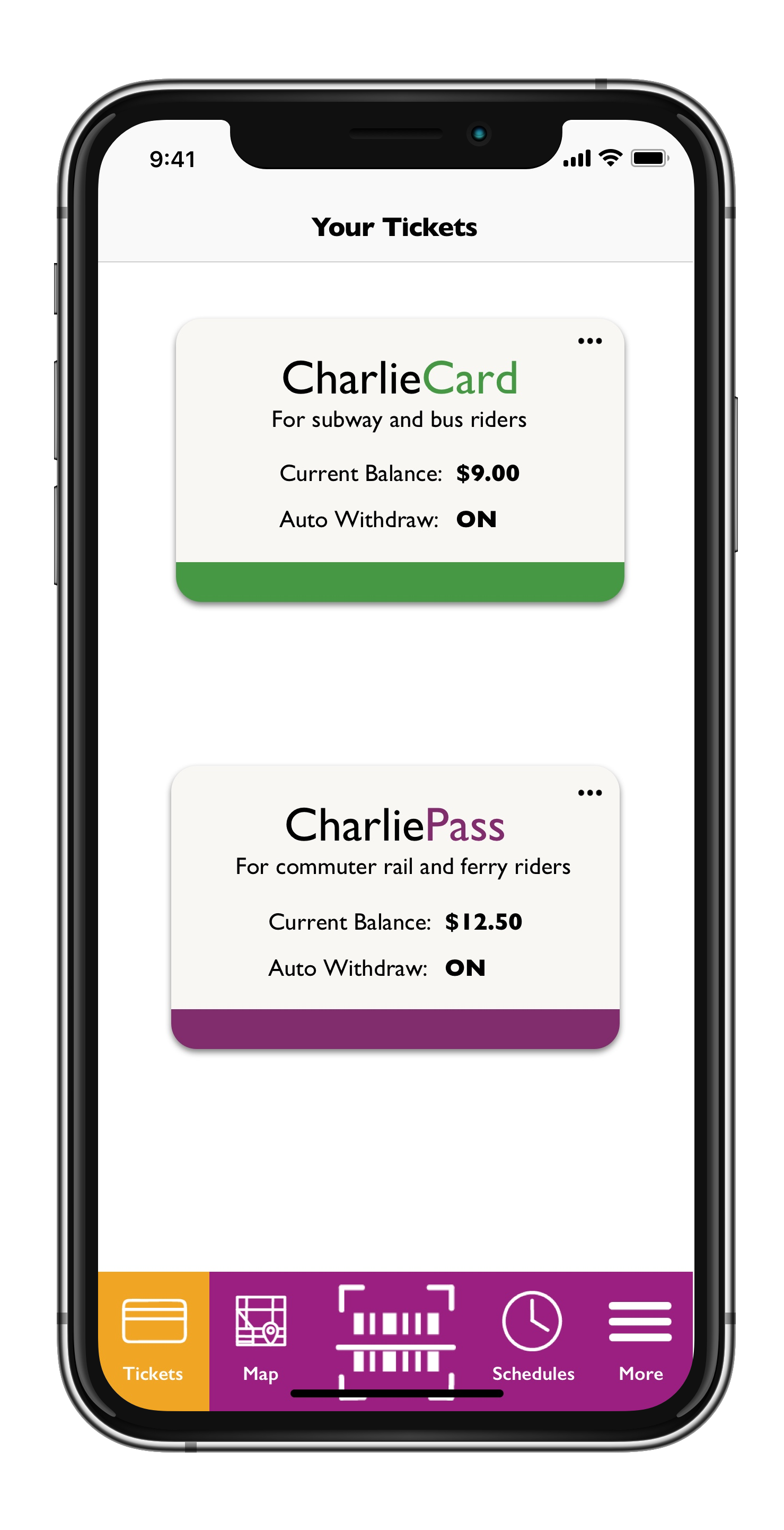 CharlieCard Wallet