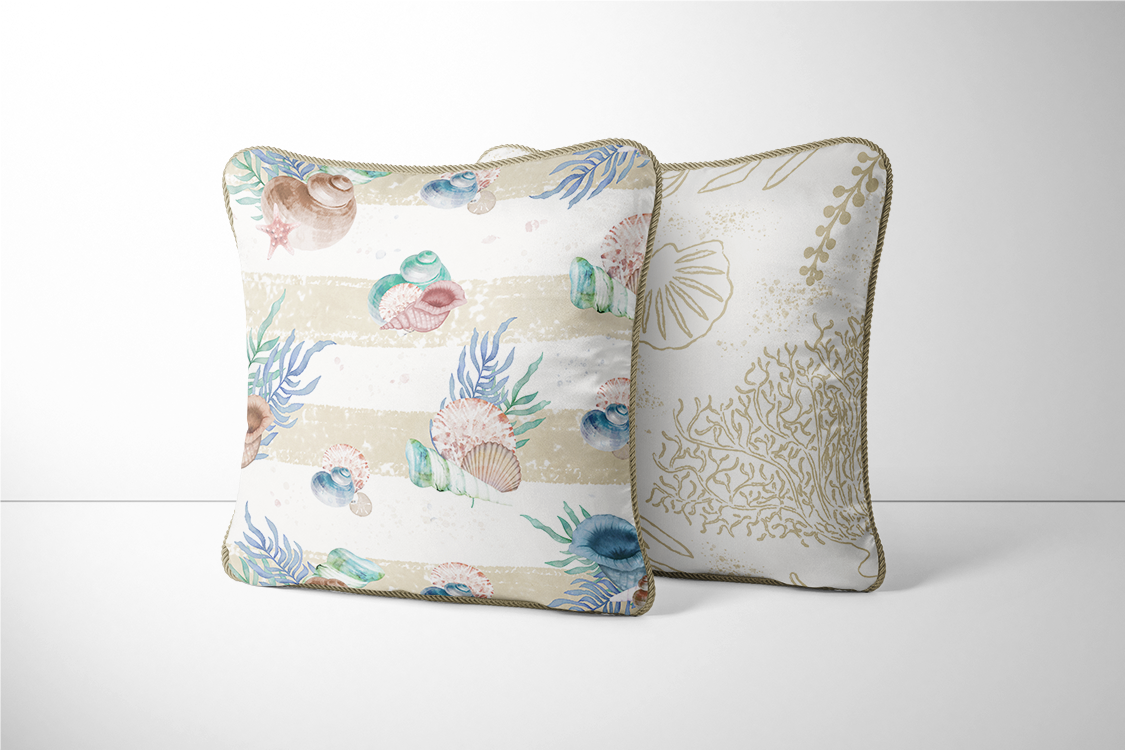 silk cushions