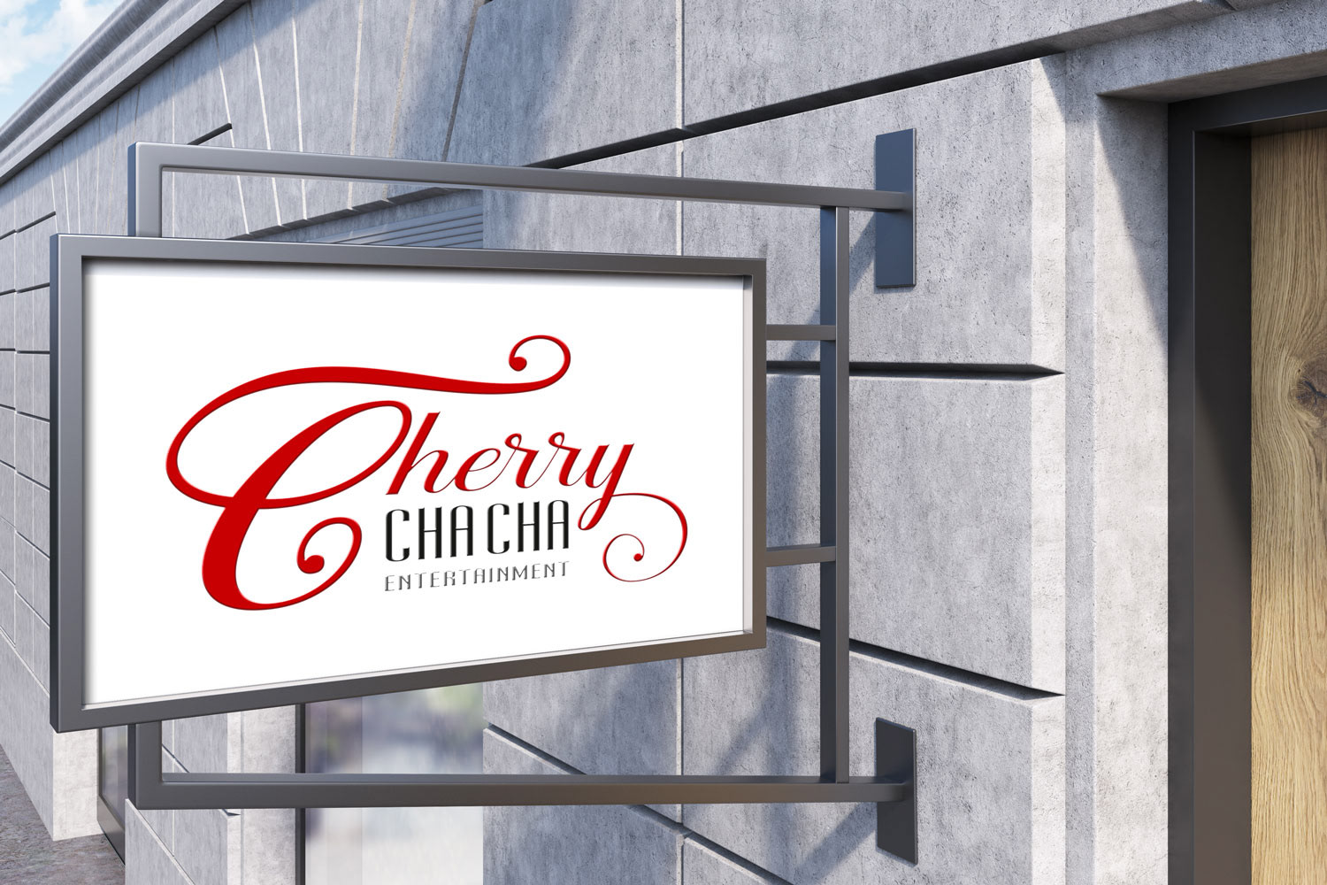 branded signage mock up