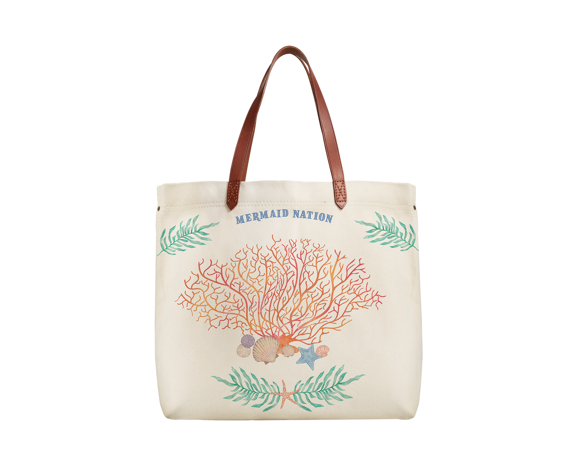 Mermaid Nation Beach Bag