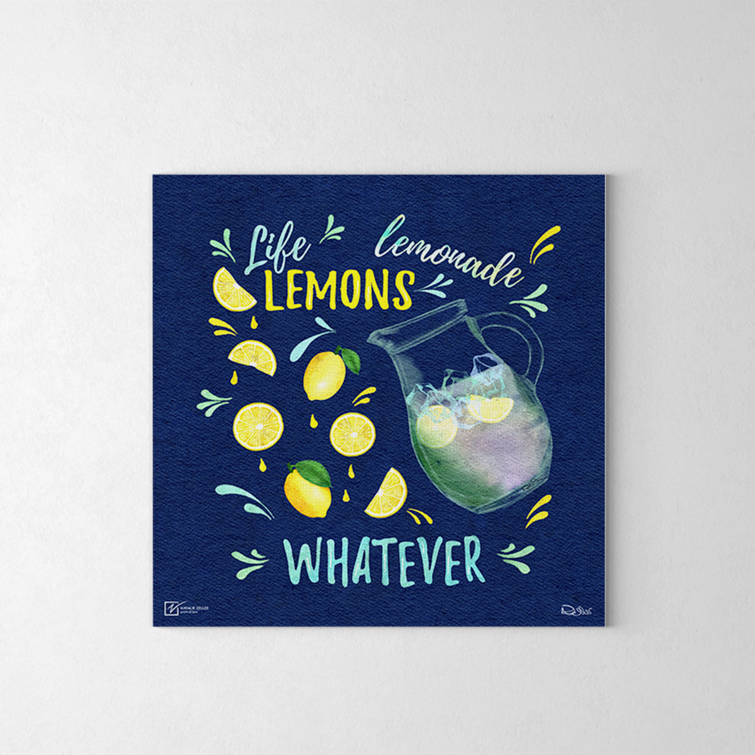 Watercolour Lemons