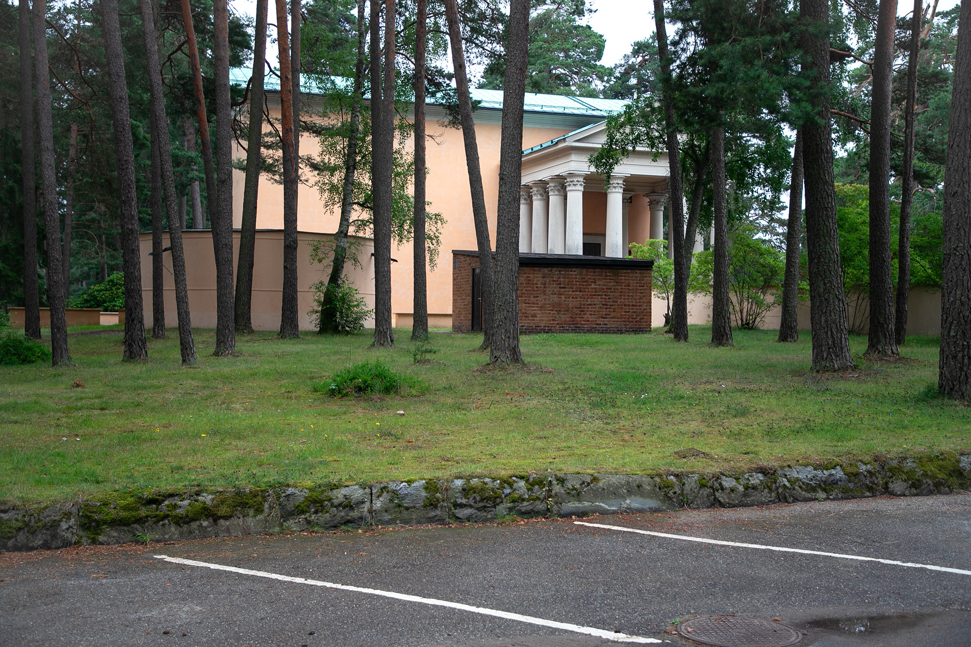 The Chapel of Resurrection, designed by Sigurd Lewerentz , completed in 1925.