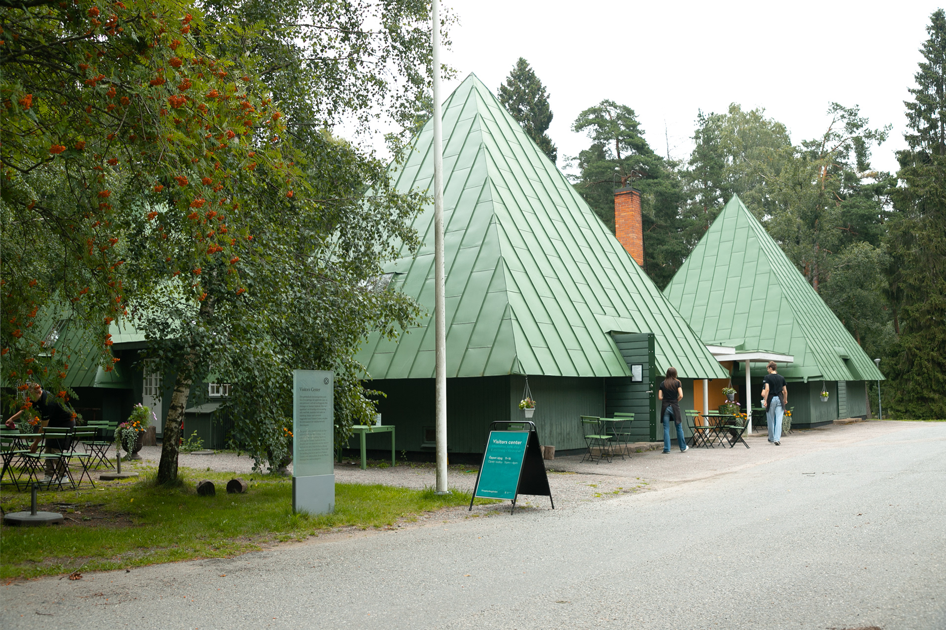 Tallum Pavilion/Visitors Center, designed by Gunnar Asplund, 1920.