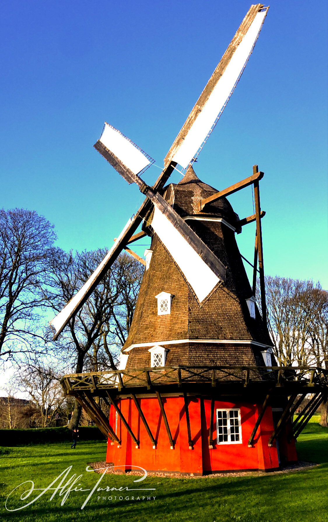 Crystal Blue Skies...Kastellet Windmill