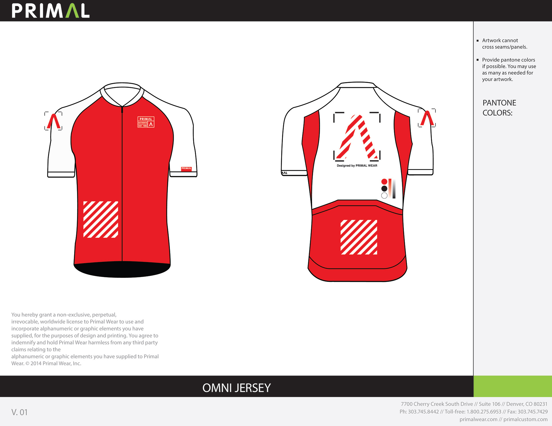 Inline Jersey "Techwear" for Primal Wear by Colin Crawford