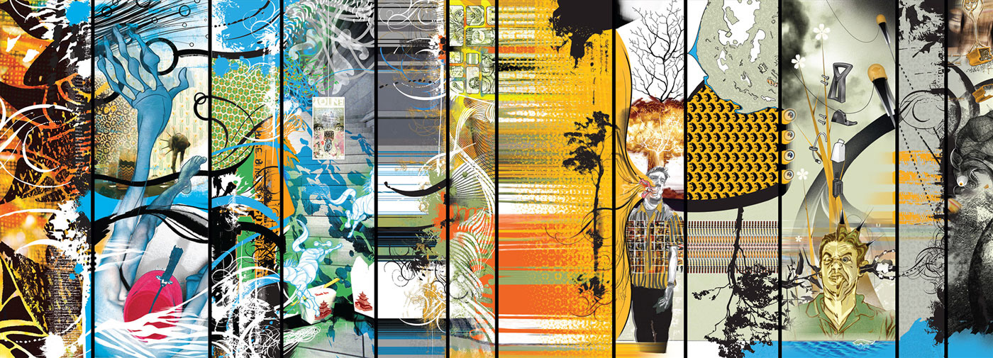 Exquisite Corpse collaborative art series (Round 2)