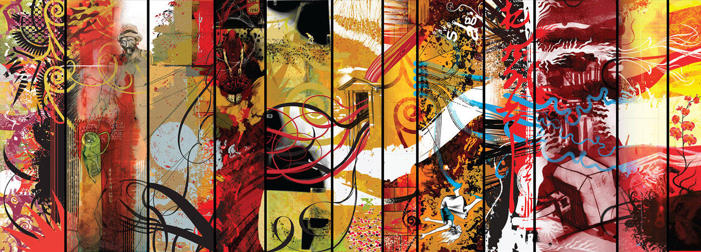 Exquisite Corpse collaborative art series (Round 5)