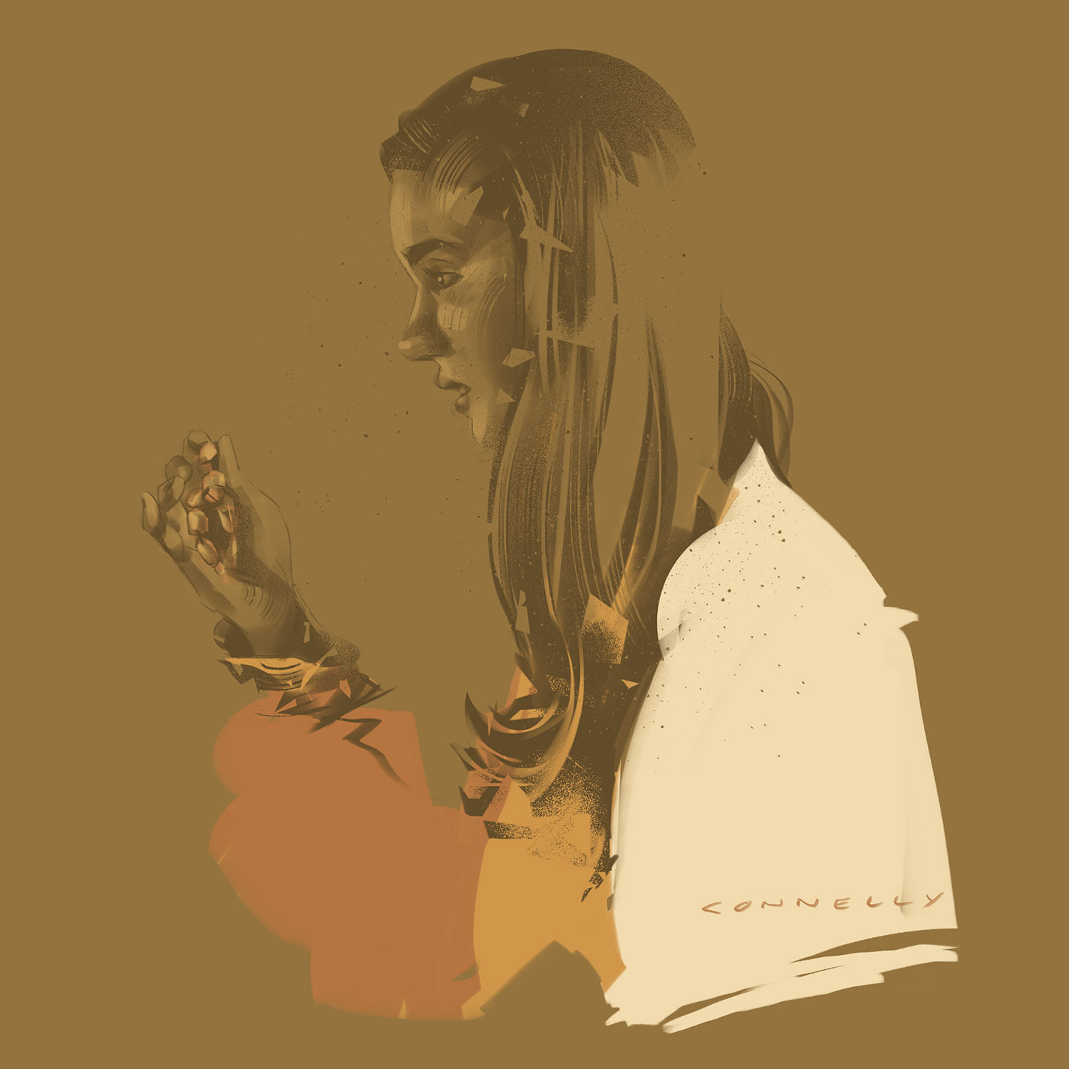 Jennifer Connelly – Editorial illustration and portrait drawing