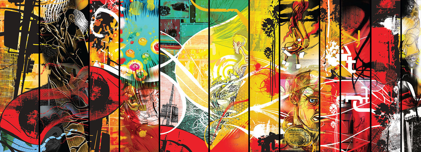 Exquisite Corpse collaborative art series (Round 3)