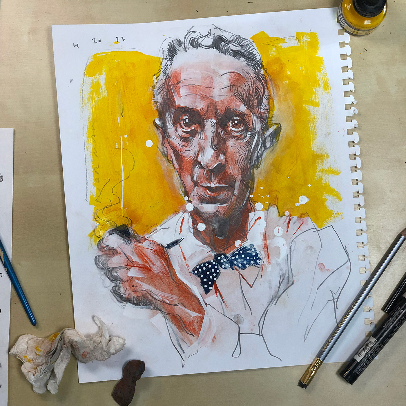 Norman Rockwell – Editorial illustration and portrait drawing