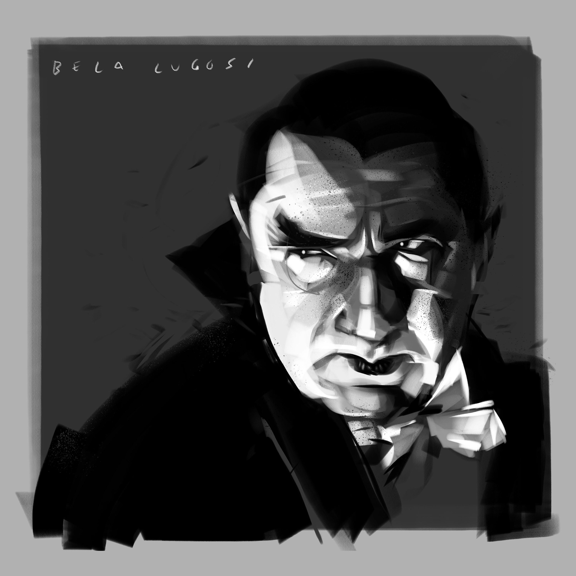 Bela Lugosi – Editorial illustration and portrait drawing