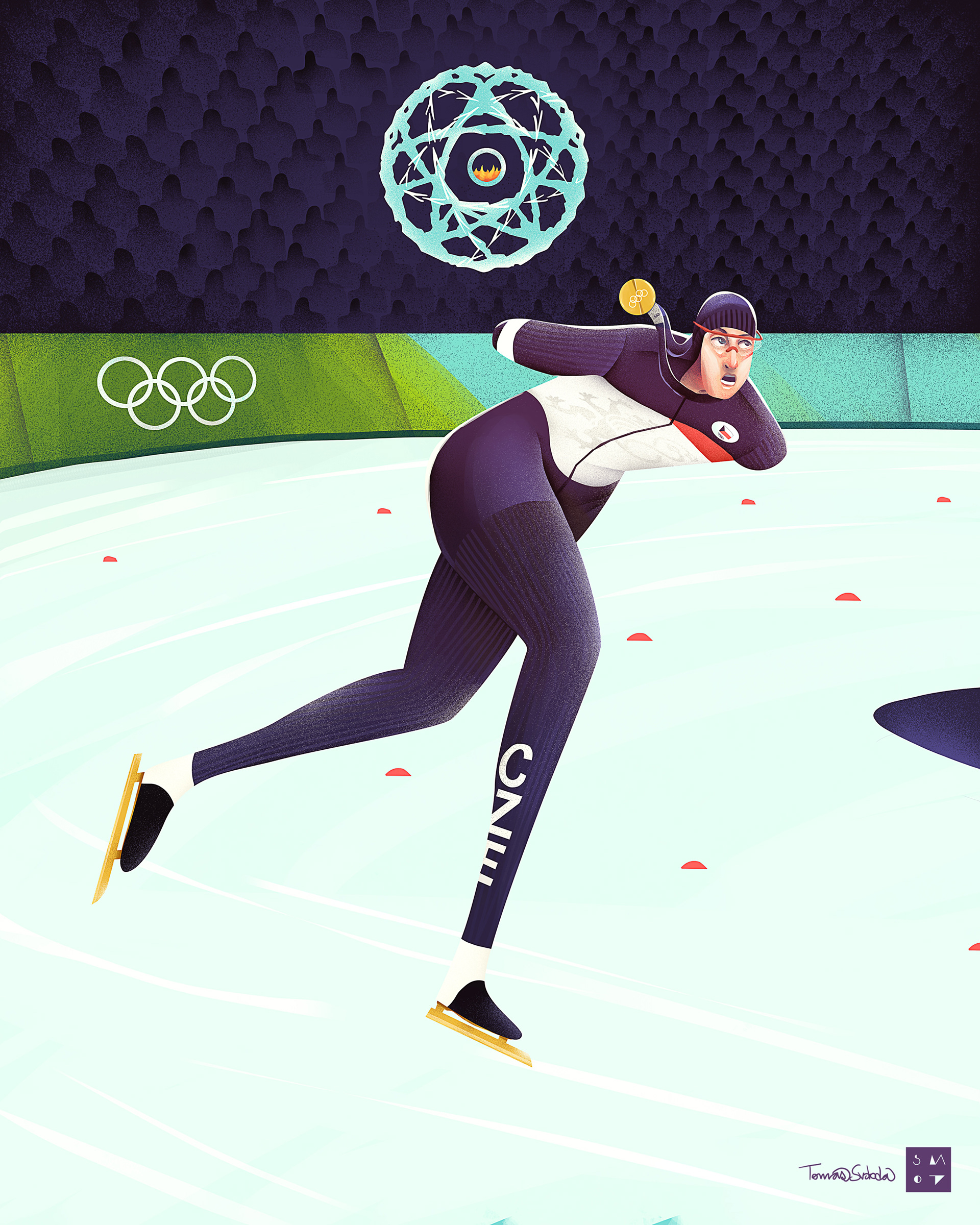 Rychlobruislař Metoděj Jílek / Speed Skater Metodej Jilek