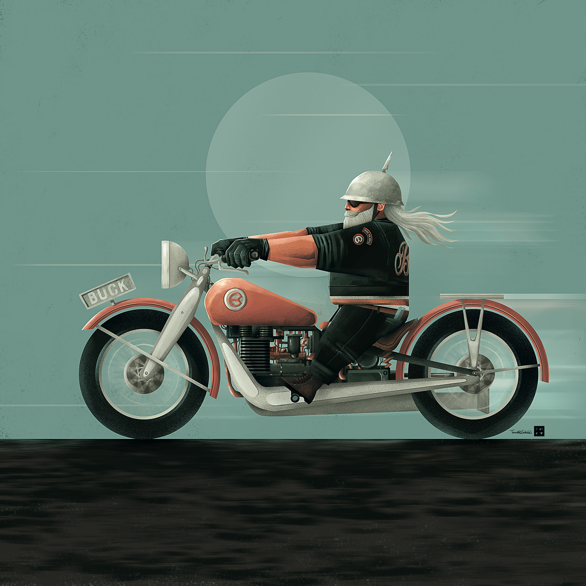 Motorkář Buck / Biker Buck