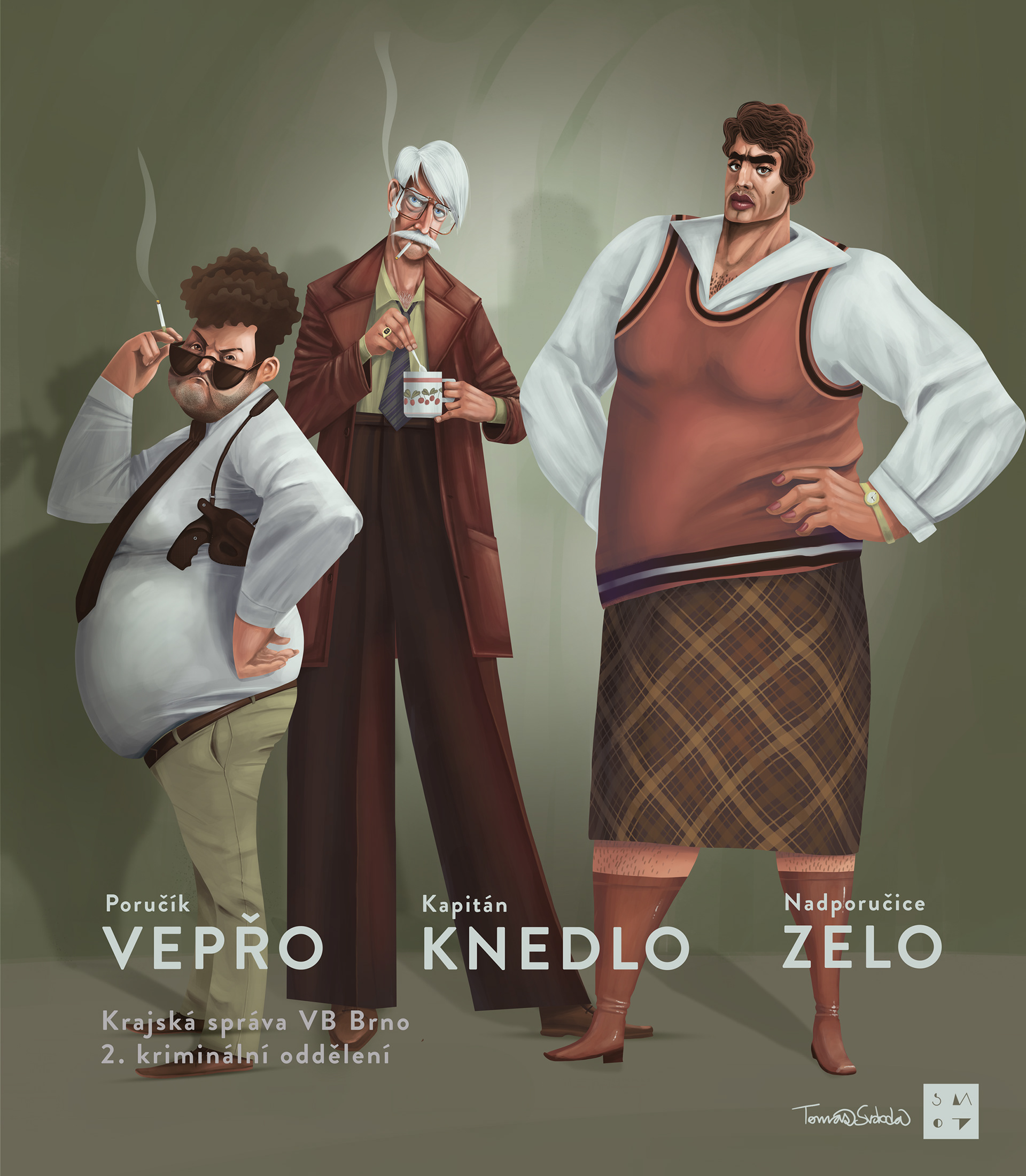 Detektivové 2. kriminálního odd. Brno / Brno Major Crimes Unit Detectives