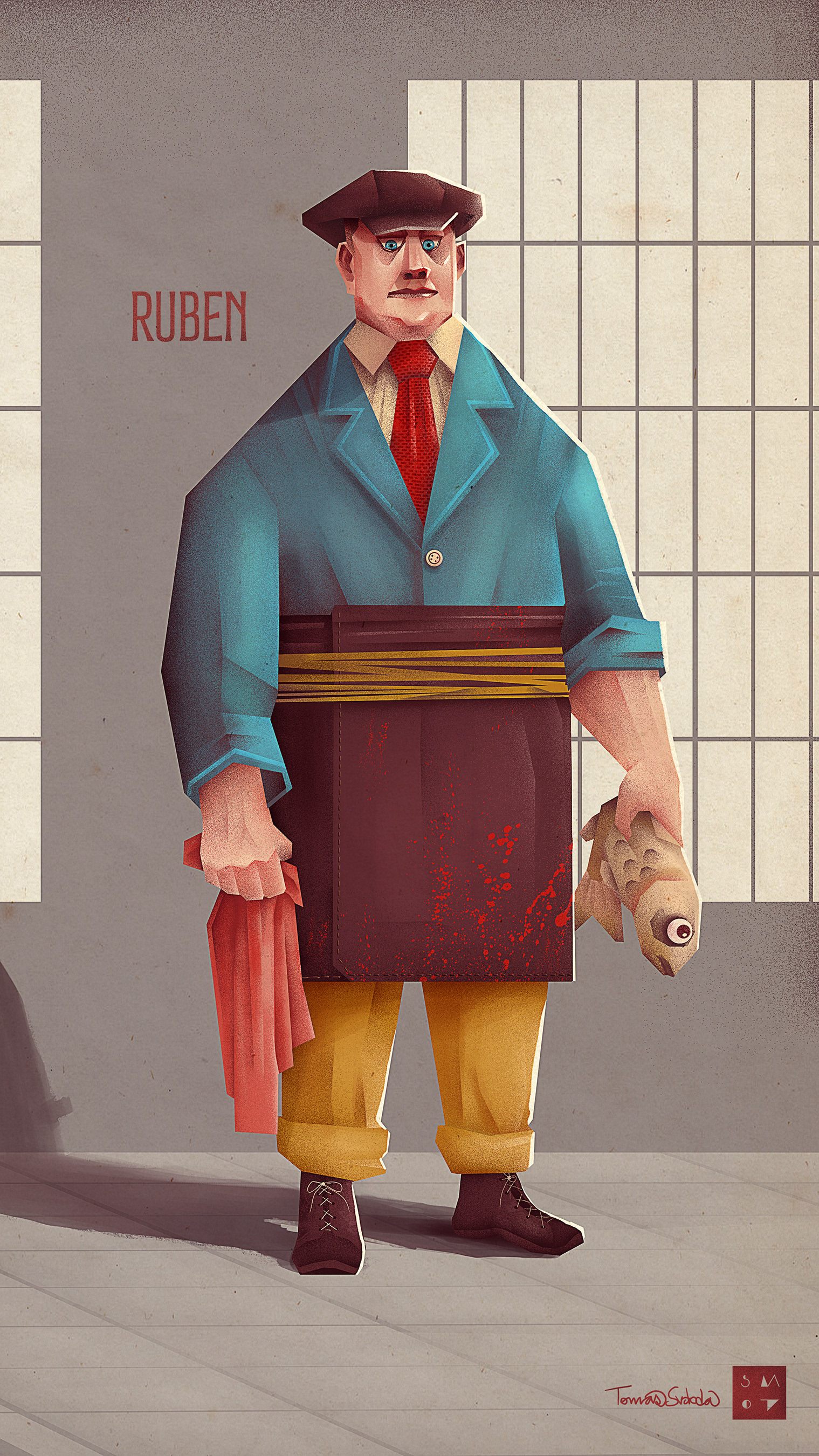 Prodavač ryb Ruben / Fishmonger Ruben