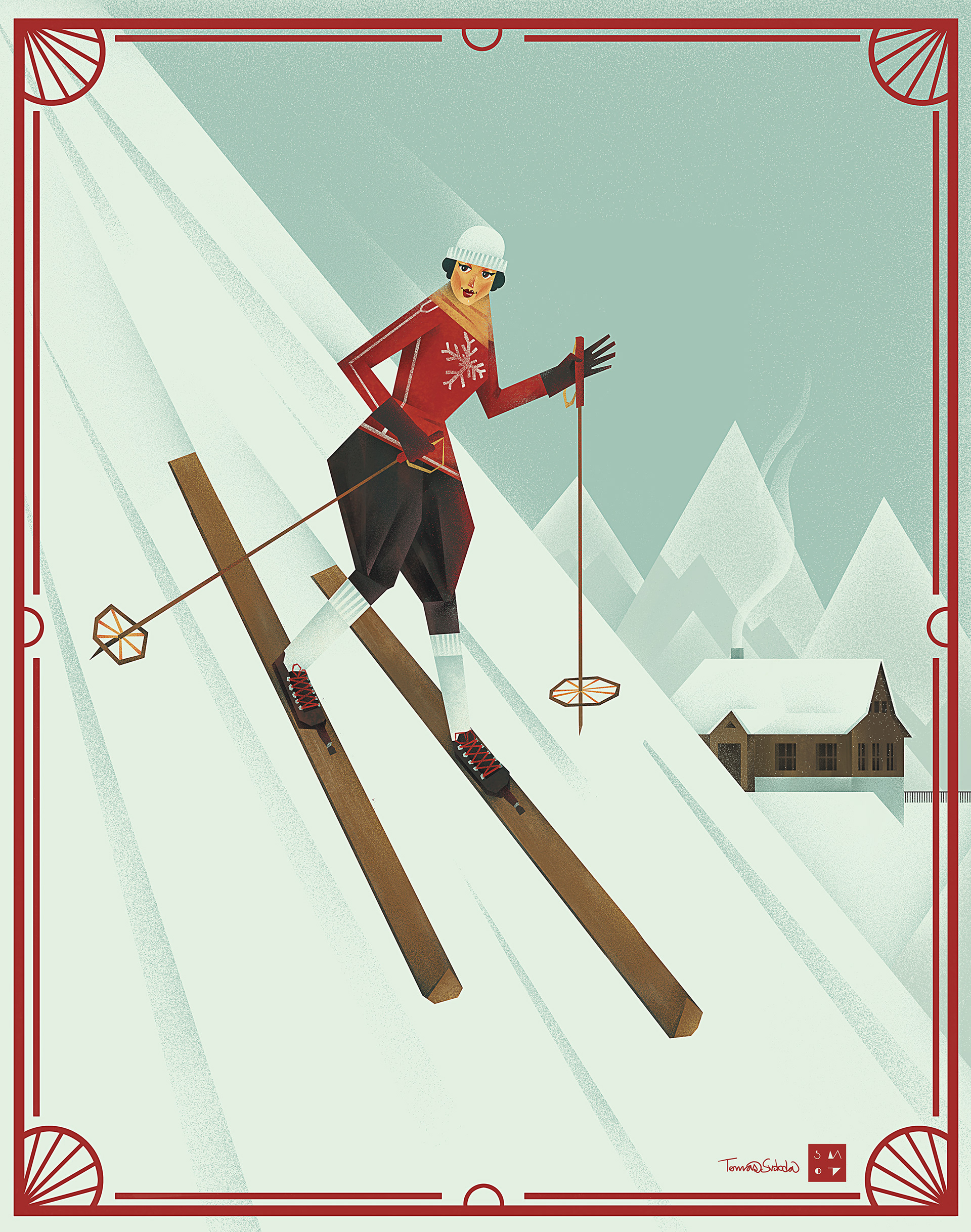 Lyžařka / The Skiwoman