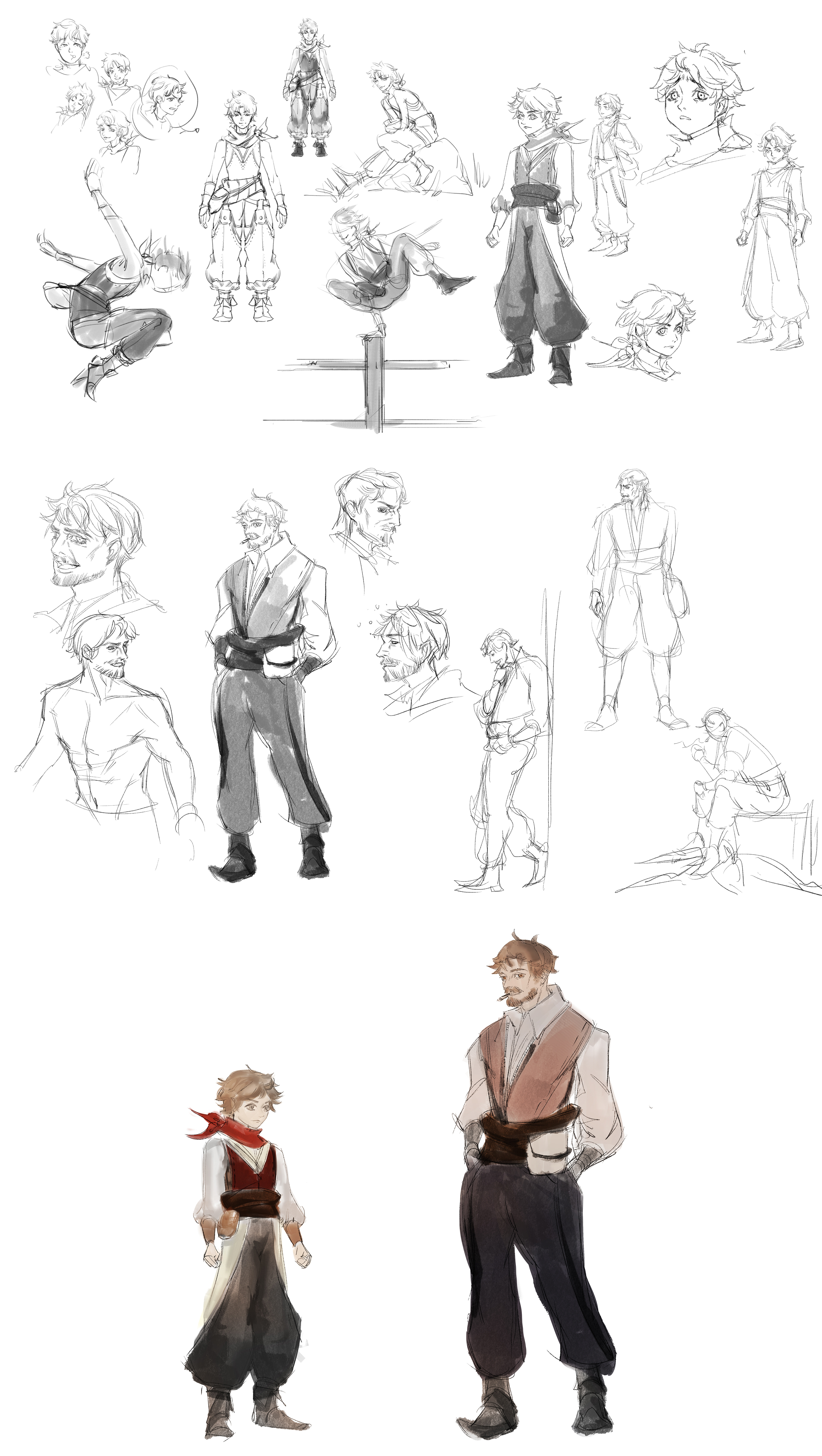 In the Well-Character Designs
