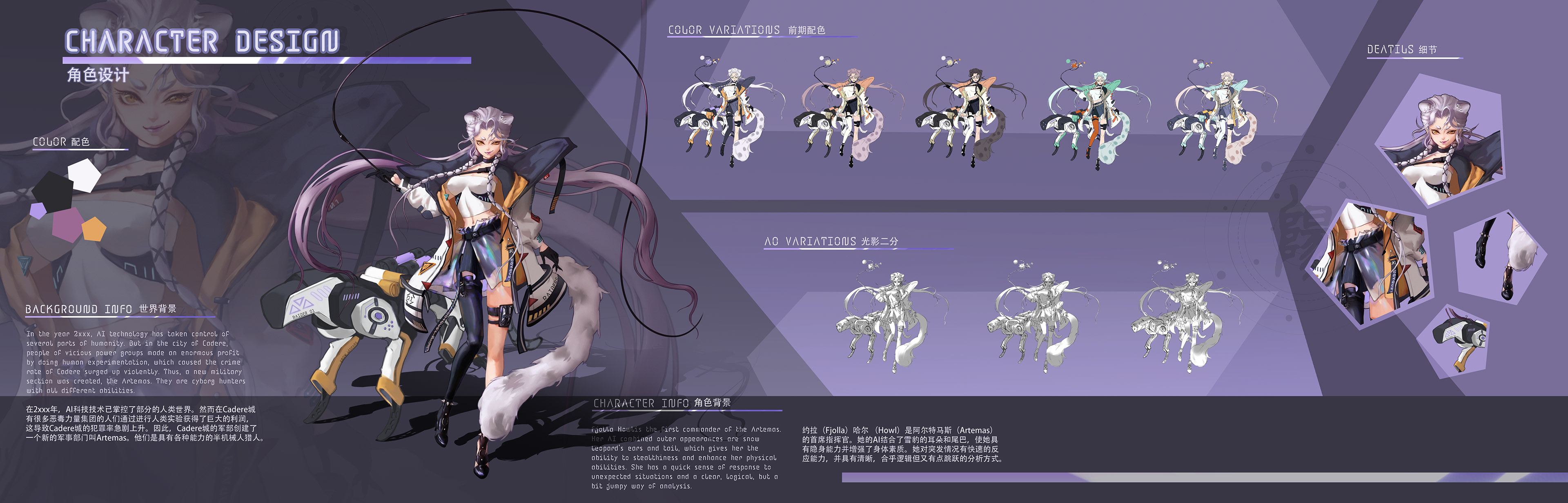 Fjolla Howlis Character Design