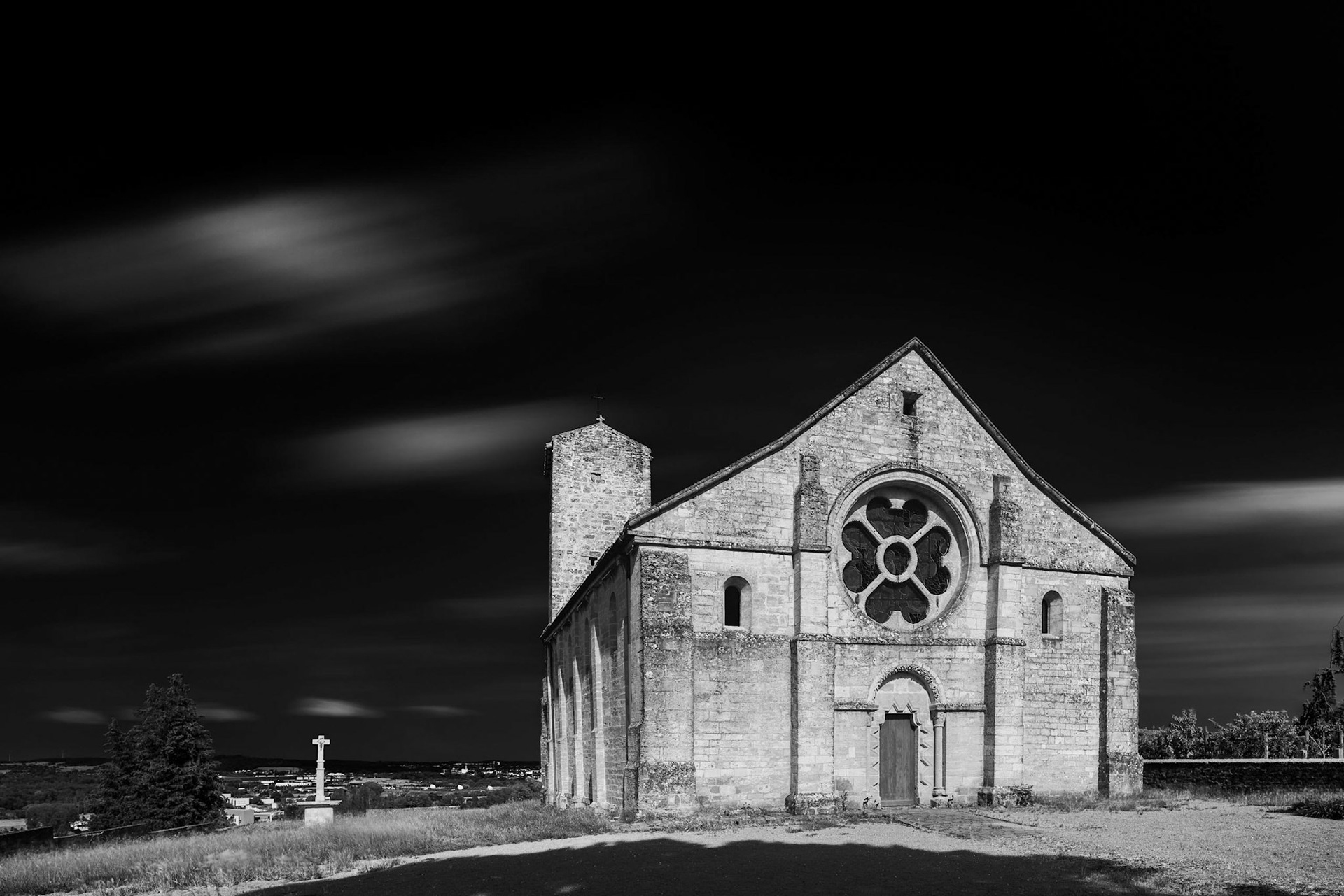 12th century Romanesque church - Mont Saint Martin - France