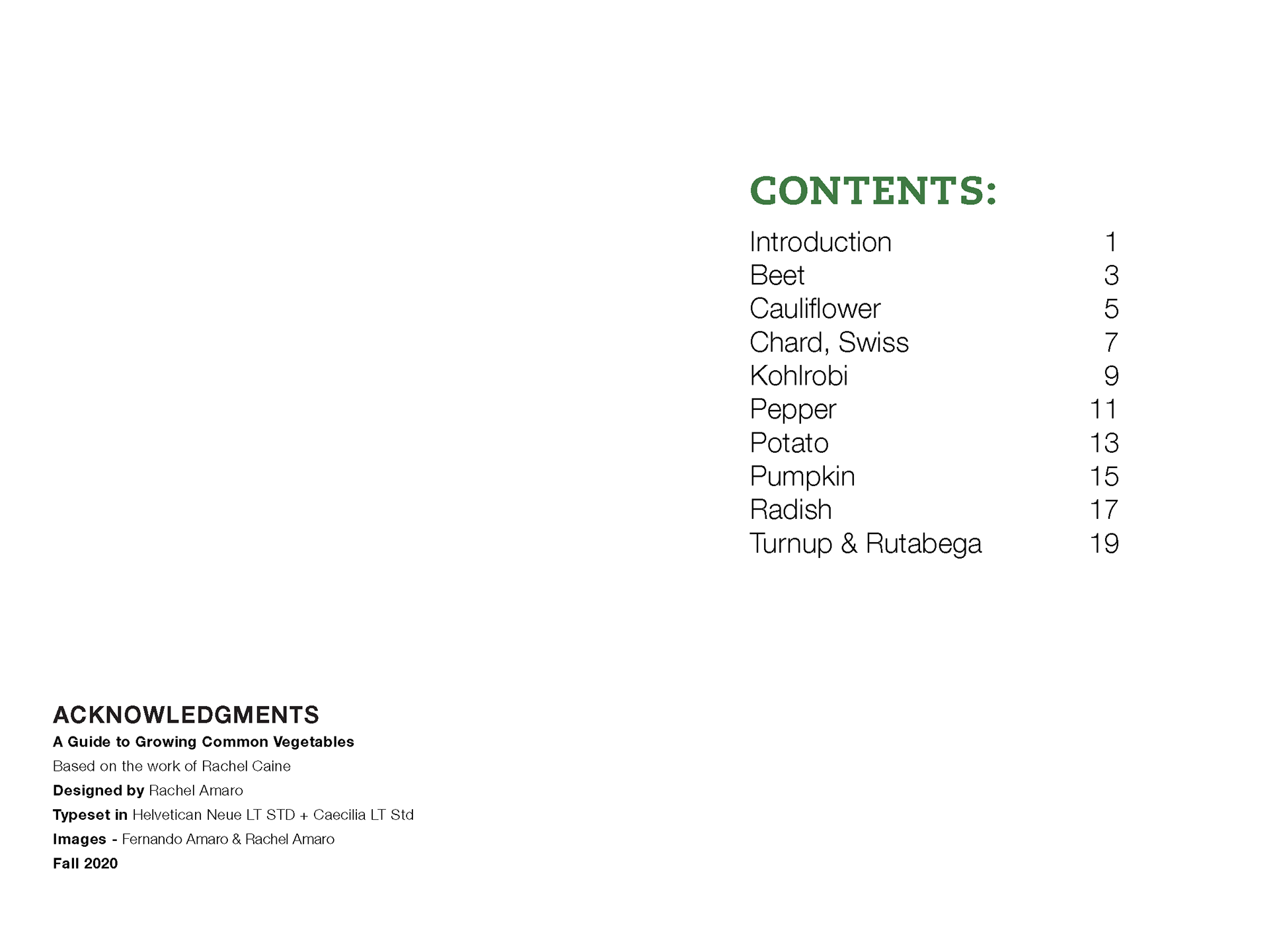 Growing Vegetables Book