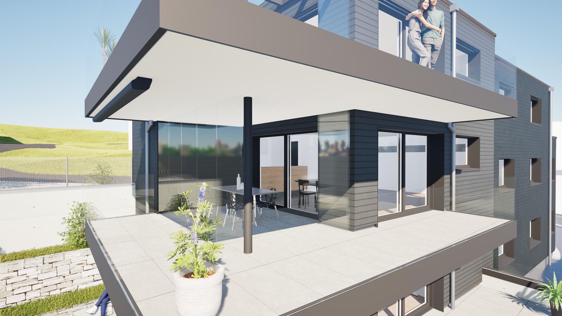 Terrasse Obergeschoss