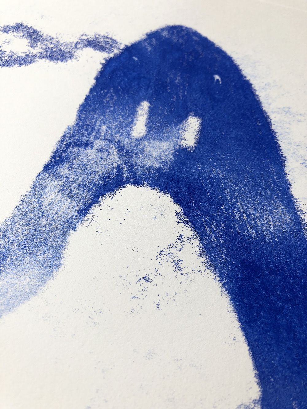 Monotypie Detail Geist