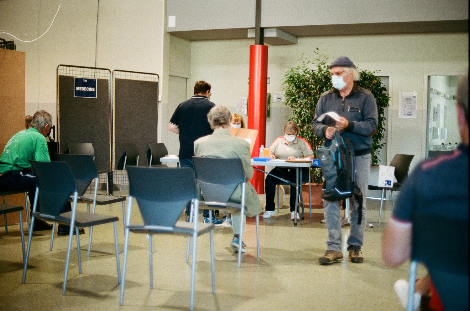 Elders are more at risk of the disease so logically they were vaccinated first