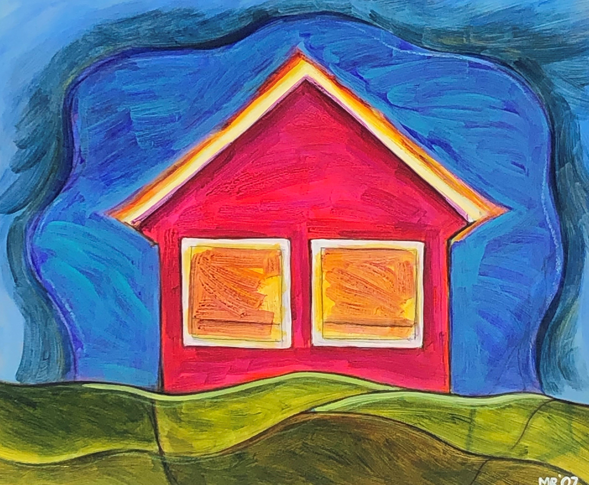 Deep Sleep, 2007 24.5" x 20" - $400