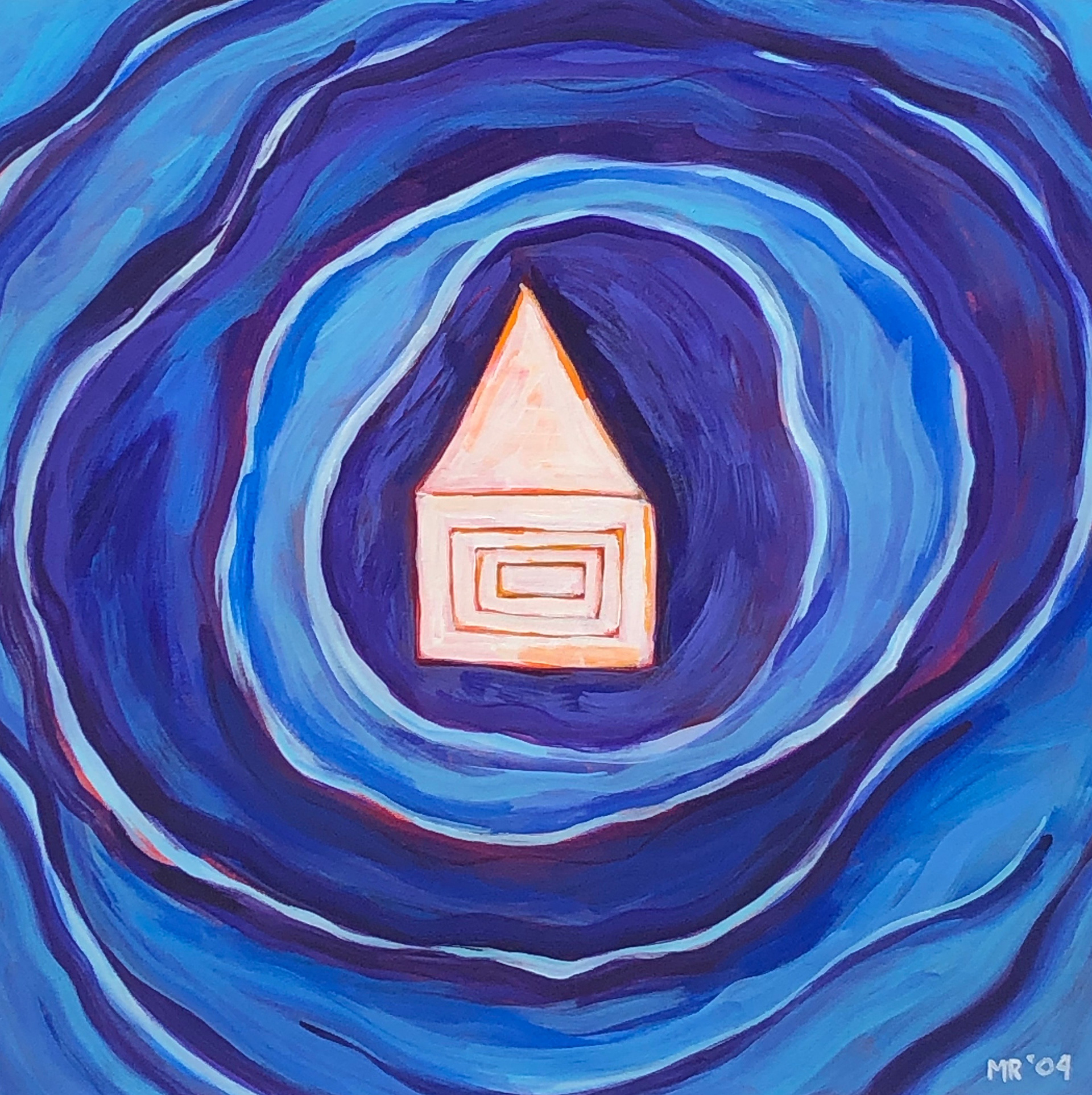 Floating House, 2009, 21" x 21.5" - $400
