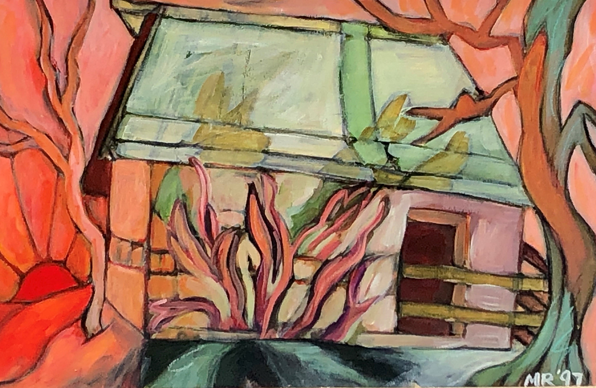 Arrival of Spring in Wakefield, 1997, 20" x 13" - $300