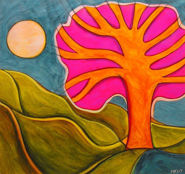 Pink Tree, 2007 - SOLD